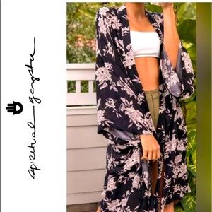 Spiritual Gangster Floral kimono robe